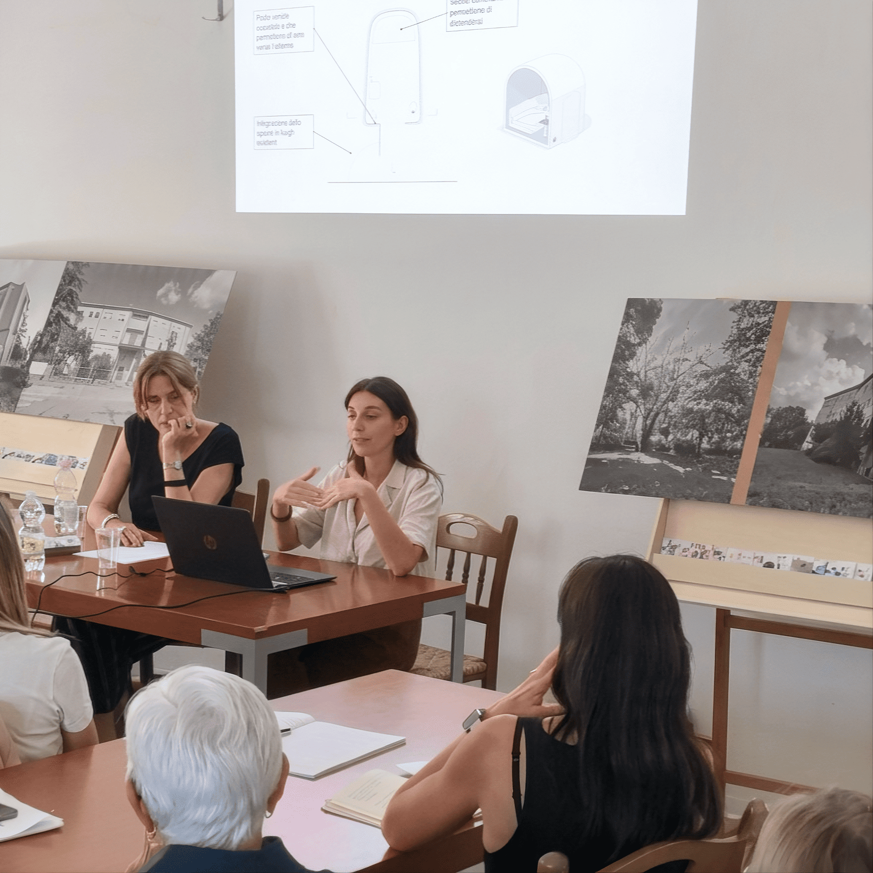 Relatrici durante la giornata di studi "Ambienti che sostengono la qualità della vita"